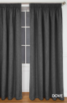 Simon Baker Amalfi Tape Curtain Dove Various Lengths - Dove W 265 X L 218CM