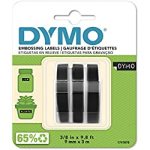 3D Embossing Tape 9MM X 3M Plastic Black – Carded 3 Pack – DS0847730