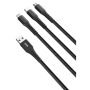 The Loopd 3 In 1 Multi Cable Is Suitable For Lightning Micro-usb And Type C Mobile Devices. - Buy Online At 7 Triple 7