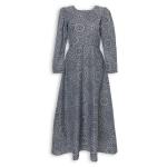 Blue Shweshwe Dress & Doek
