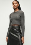 Superbalist Wide Rib Crew Neck - Charcoal Melange