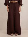 Myla Wide Leg Pants - 16 Chocolate Set