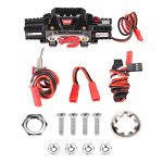 Huiop Dual Motors Metal Winch Rc Car Dual Motors Metal Winch Rc Car Metal Winch Large Load Capacity Winch With CH3 Connecting Li