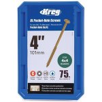 75 PK XL HD Pocket-Hole Screws Coarse Maxi-loc 101MM 14 SML-C4X400-75