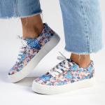 Madison Ladies Sneaker - Pink Floral - 8