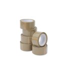 Packaging Tape 48MM X 50M - Brown Pack Of 6