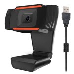 A870 12.0 Mega Pixels HD 360 Degree Webcam USB 2.0 PC Camera With Microphone For Skype Computer PC Laptop Cable Length: 1.4M Ora