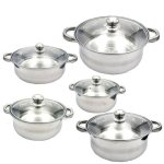 Condere Home 10 Piece Cookware Set – Pot Set