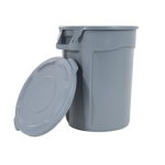 Refuse Gray Plastic Bin 80L
