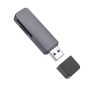 2 In 1 Card Reader HB45 Spirit 2TB/ 480MBPS USB2.0 Metal Gray