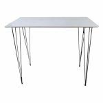 Square Glass Top Bar Table