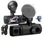 1080P HD 3-CAMERA Dash Cam With Rearview Wifi And Car Dvr Car Accessories