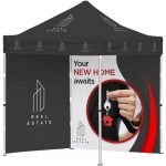 Ovation Sublimated Gazebo 2M 2M Petite Frame 2 Full-wall Skins