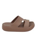 Ladies Crocs Getaway Platform Sandal - 9 Latte