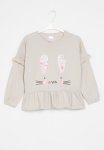 PoP Candy Tiered Sweat Top - Grey