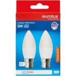 Eurolux Candle Twin Pack 5W LED Classic