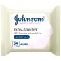 Johnson's Cleansing Face Micellar Wipes Extra-Sensitive All Skin Types Pack Of 25 Wipes