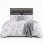 Horrockses Mono Leaf Duvet Cover Set