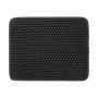 Premium Double-layer Honeycomb Cat Litter Mat-black