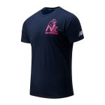 New Balance Men's Graphic Heathertech T-Shirt - Eclipse - LG