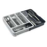 Joseph Joseph Drawerstore Expandable Cutlery Tray - Grey Dark Grey