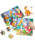 Kawaii Kids Jigsaw Puzzles 3 Themes Dinosaurs Ages 3-6 Years 24 Pieces Each Large Round-edge Pieces Parent-child Activity Boosts