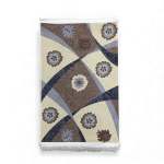 1 X 1.5M Flower & Leaf Design Carpet Multicoloured