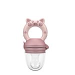 Baby Fruit And Vegetable Feeder - Plain Pink