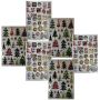 Craft Multifunctional Christmas Scrapbooking Gift Decor Sticker Set Of 6