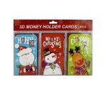 Xmas Cards Money W enevlople 3PC