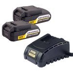 Ryobi 2 X Battery 2000MAH + Charger 18V XB2000 + XPP2700