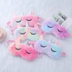 Soft And Breathable Cartoon Eye Mask With Polyester Fiber Adjustable Strap For Comfortable Sleep Travel And Night Shift
