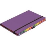 Donau A5 Journal With Coloured Edges 192 Pages Purple
