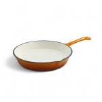 25CM Cast Iron Frying Pan Orange