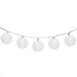 MINI Fabric Lanterns LED Lights – White