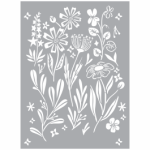 Stencil Field Of Flora