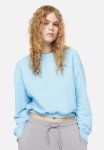 Cropped Sweatshirt - Light Blue