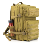 45 Litre Capacity Waterproof Custom Molle Tactical Backpack - Tan