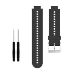 Kd Silicone Strap Garmin Forerunner 220 230 235 620 630 735 – Black