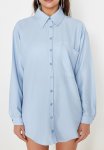 Woven Shirt -blue