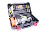 Portable Double Cylinder 12V Aircompressor With Toolkit - Autostyle Motorsport South Africa