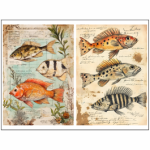 Tear Resistant Deco Print River Fish
