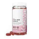 Known Hair Skin Nails Vegan Strawberry 60 Gummies Cosmetology.co.za