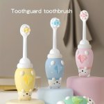 1PC Cartoon Children Toothbrush Manual Toothbrushes With Extra Soft Bristles For Sensitive Teeth Gums For Deep Cleaning Oral Car