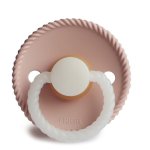 Rope Latex Baby Pacifier - Blush Night Size 1