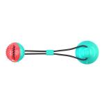 Doggie Chew Toy And Cleaner - Blue Round