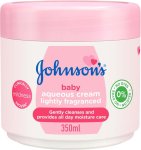 Johnsons Johnson's Aqueous Lightly Fragranced Baby Cream