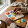 Wooden Cartoon Animal Shape Match Board