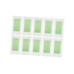 10 Pieces And 5 Double-sided Disposable Waxing Strips For Body Hair Removal F49-8-1088