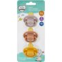 Made 4 Baby 3 Pack Latex Pacifier Pink 6-18M
